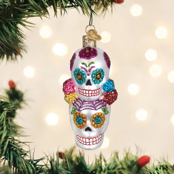 OWC Día De Los Muertos Stacking Sugar Skulls Ornament
