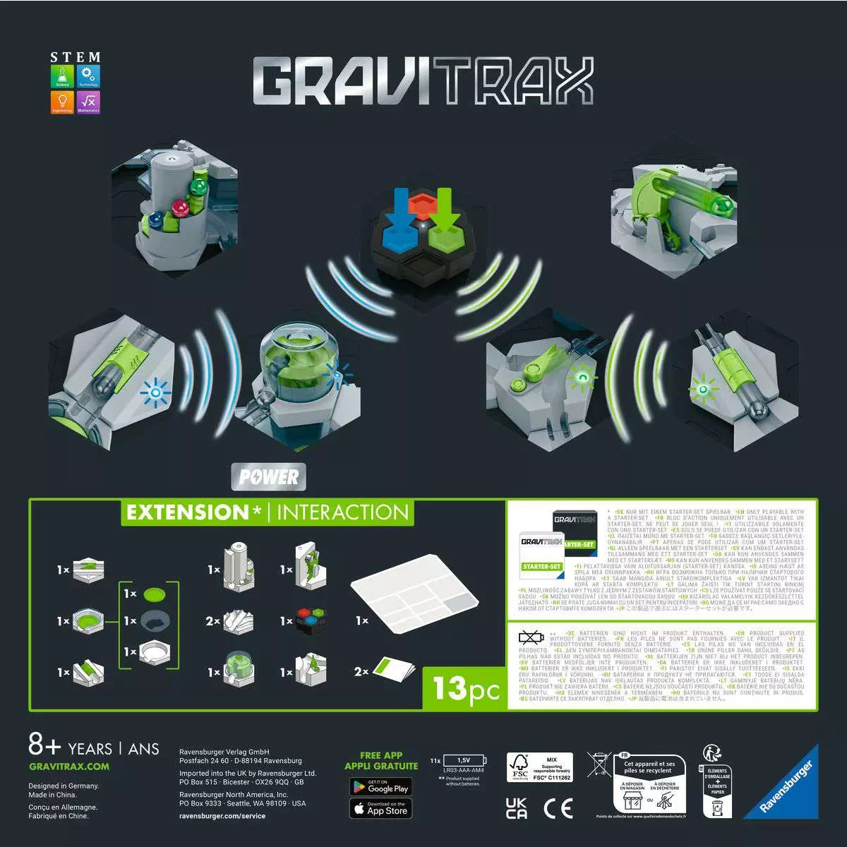 GraviTrax Pro Extension: POWER Interaction