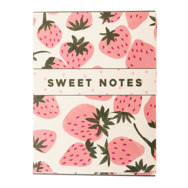 Pink Strawberries Pocket Note    