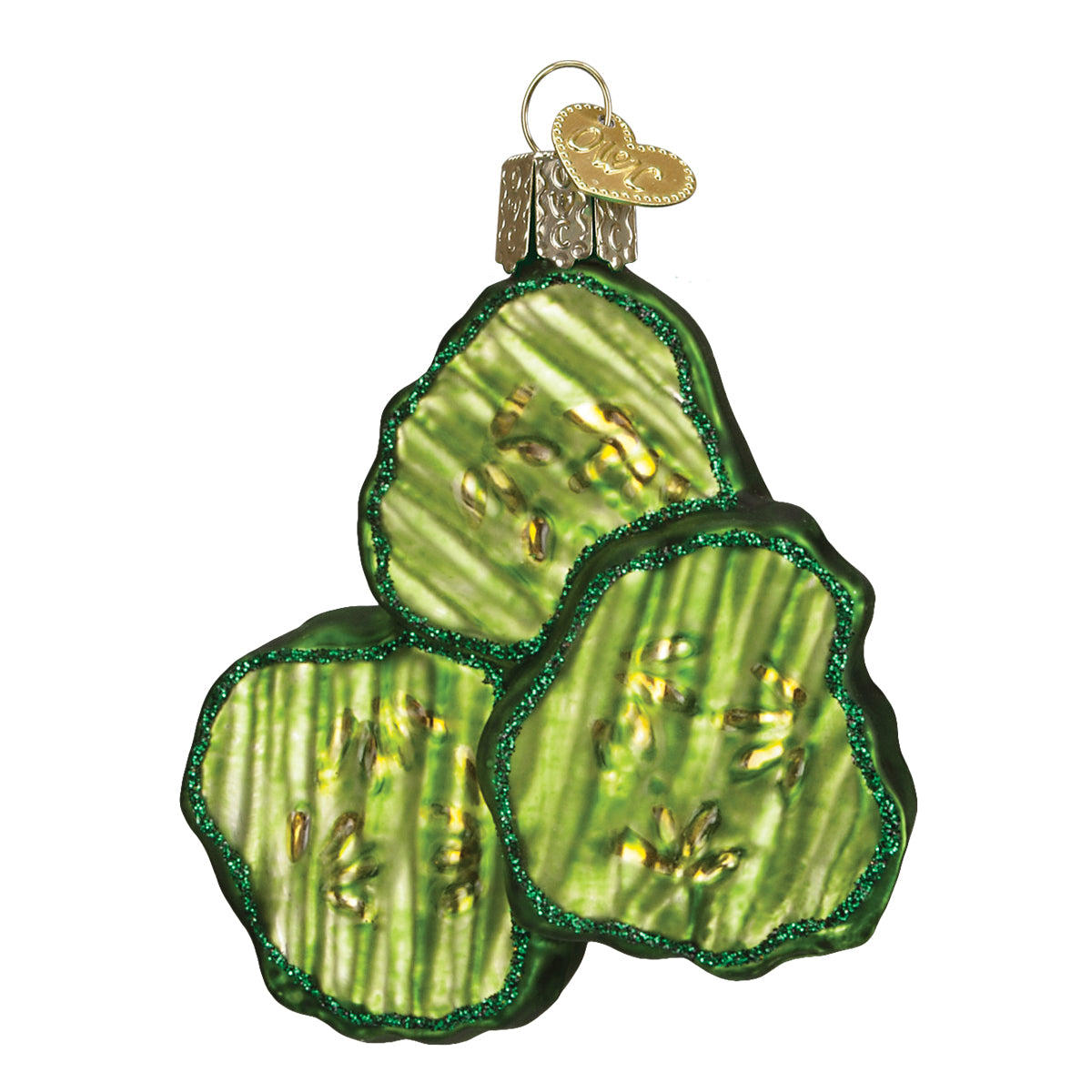 Old World Christmas Pickle Chips Ornament    