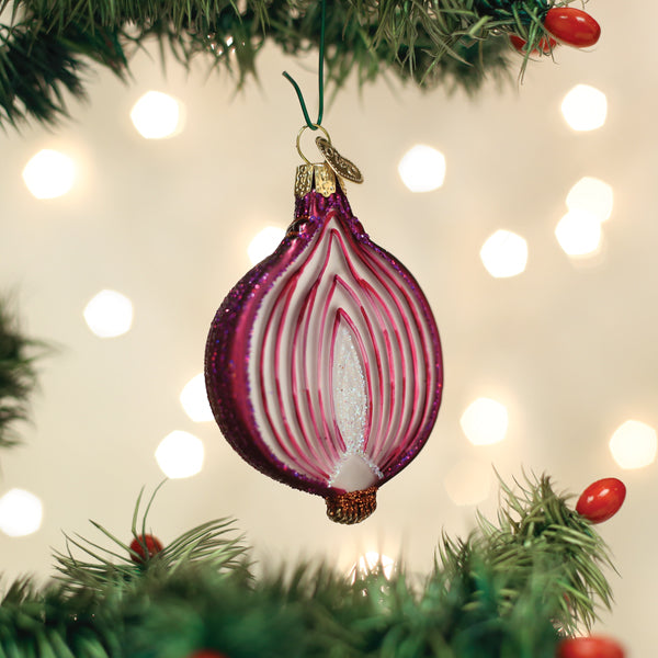 Old World Christmas Red Onion Ornament    