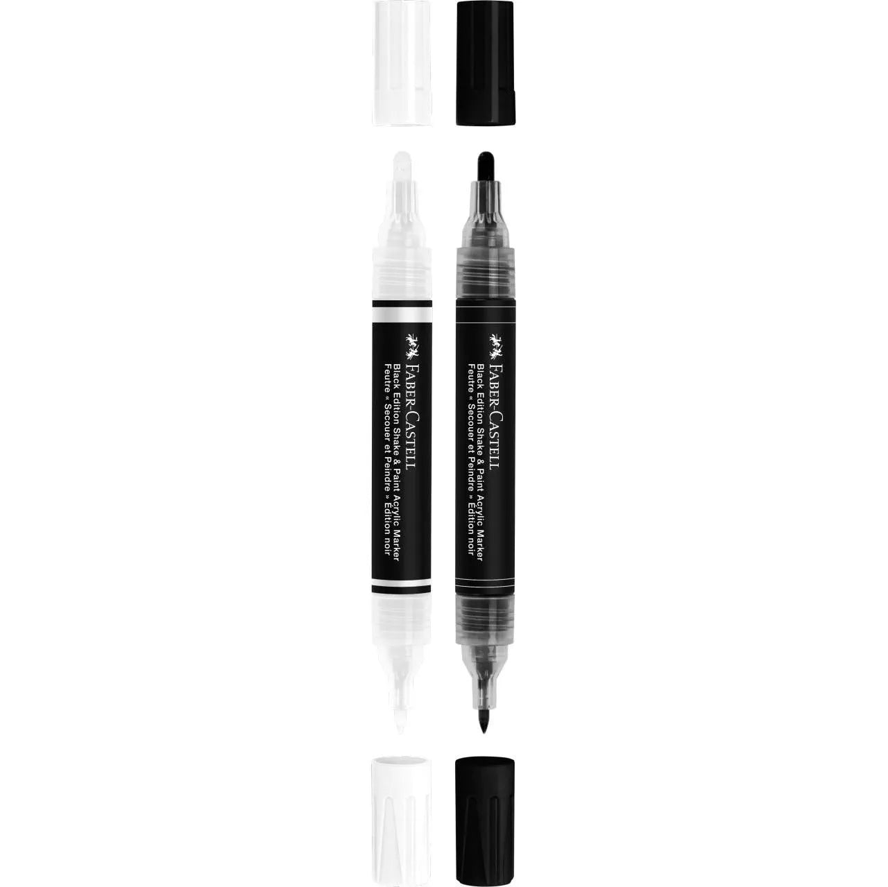 FABR BLK SHAKE PAINT BLK/WHT