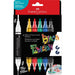 Black Edition Shake & Paint Acrylic Markers - Classic Set of 6