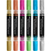 Faber-Castell Black Edition Metallic Shake & Paint Acrylic Markers set of 6