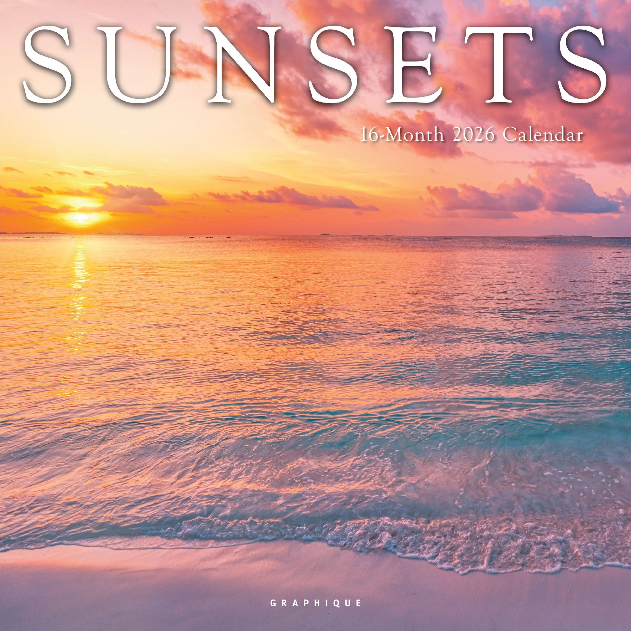 Sunsets 2026 Wall Calendar