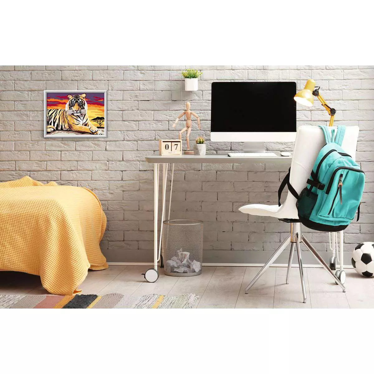 RAV CreArt Majestic Tiger Paint-by-Number Kit