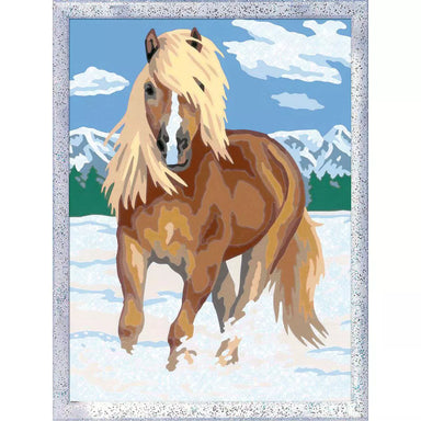 RAV CreArt The Royal Horse Paint-by-Number Kit with Glitter