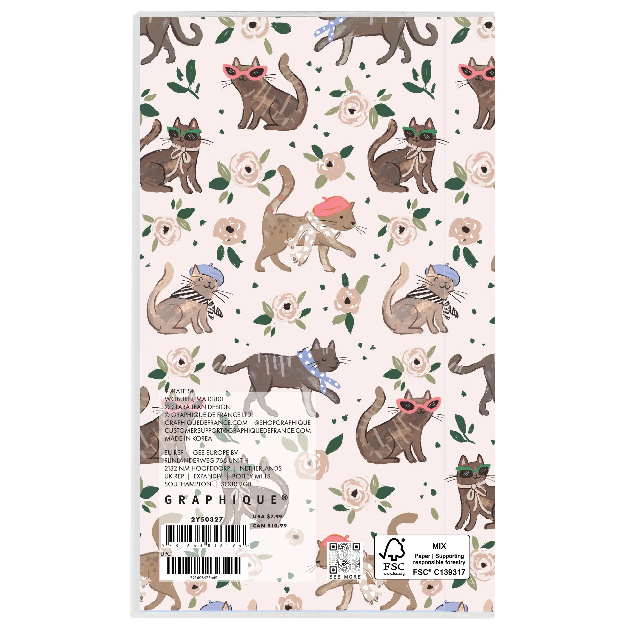 GRPH Cat Lover 2027-2028 Two-Year Pocket Planner
