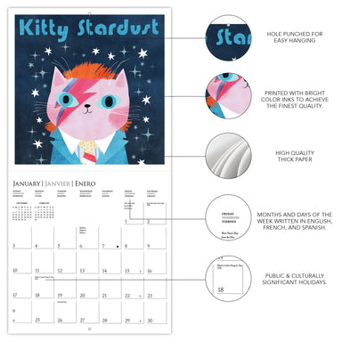 ArtsyPets 2027 Wall Calendar