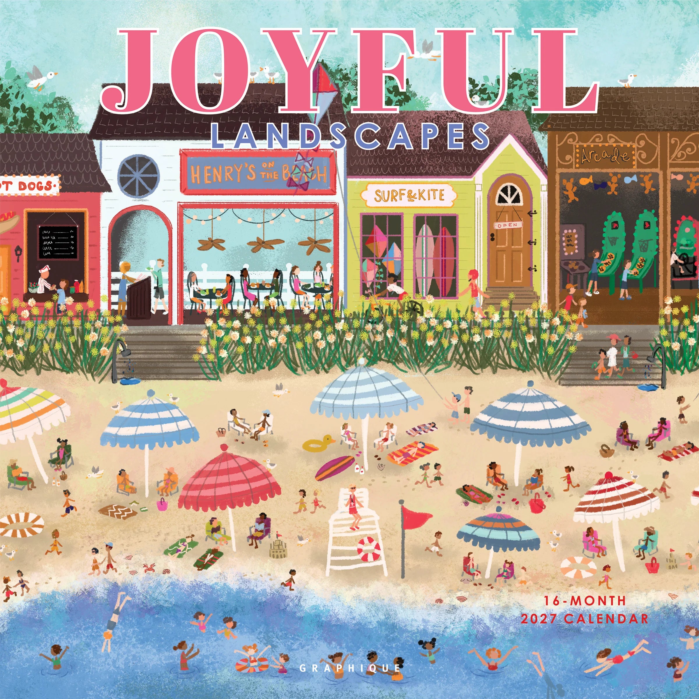 GRPH Joyful Landscapes 2027 Wall Calendar