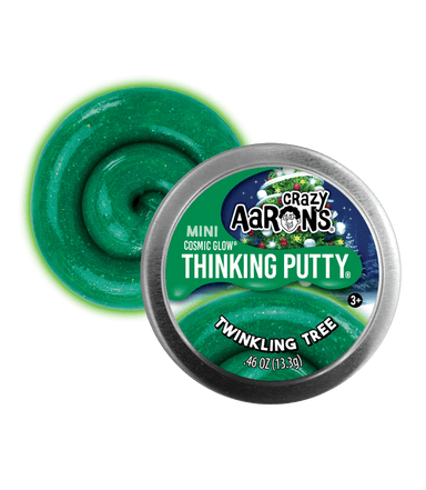 Crazy Aaron's Thinking Putty Mini Tin - Twinkling Tree