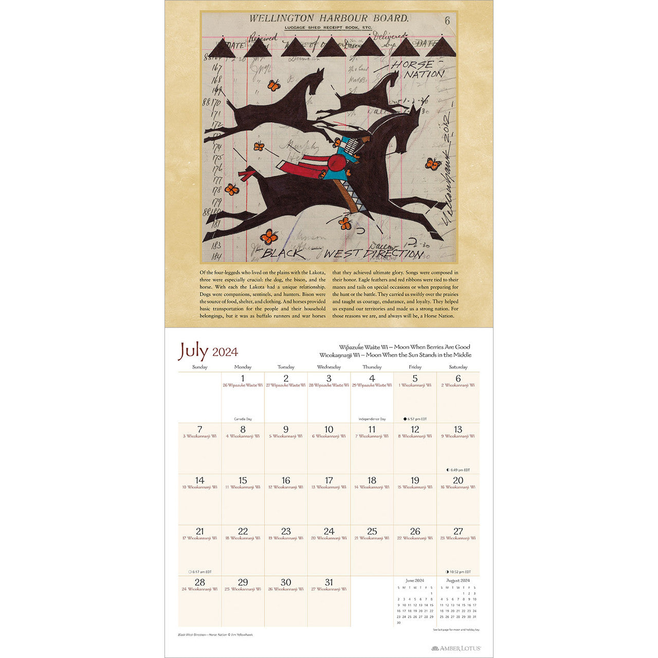 The Lakota Way 2024 Wall Calendar    