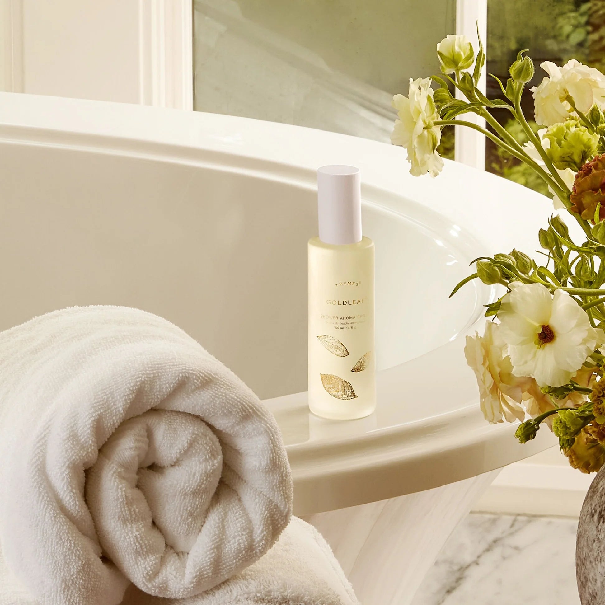 Thymes Goldleaf Shower Aroma Spray
