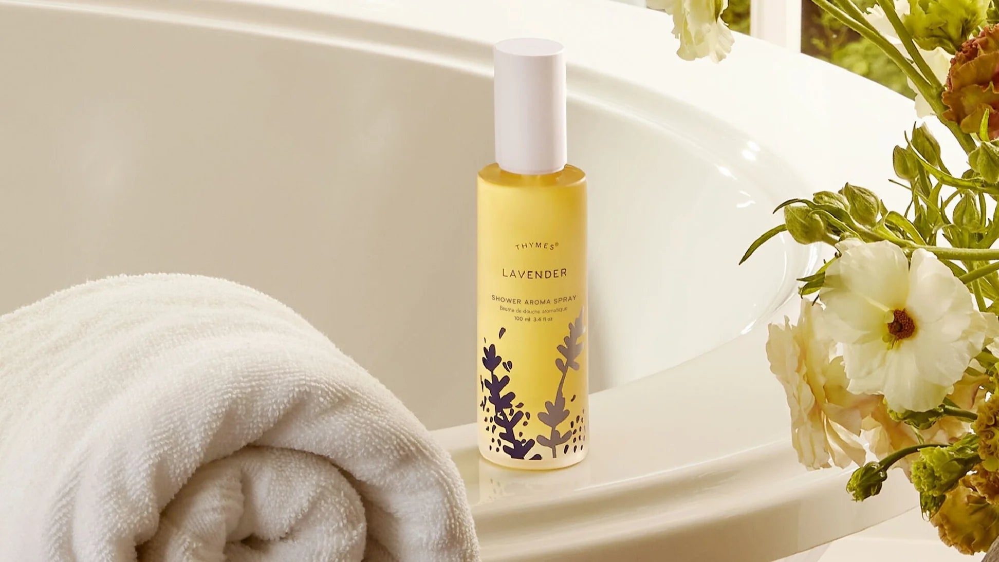 Thymes Lavender Shower Aroma Spray