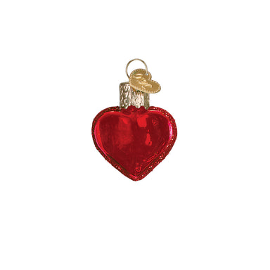 Old World Christmas Small Red Heart Ornament    