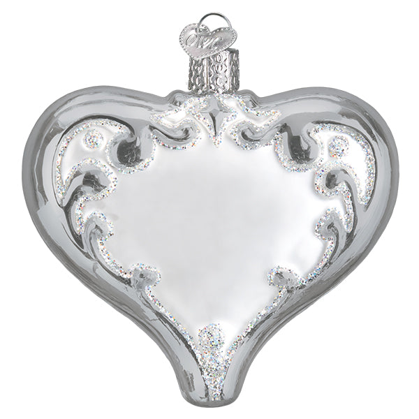 Old World Christmas 25th Anniversary Heart Ornament    