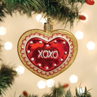 Old World Christmas Heart Cookie Ornament    