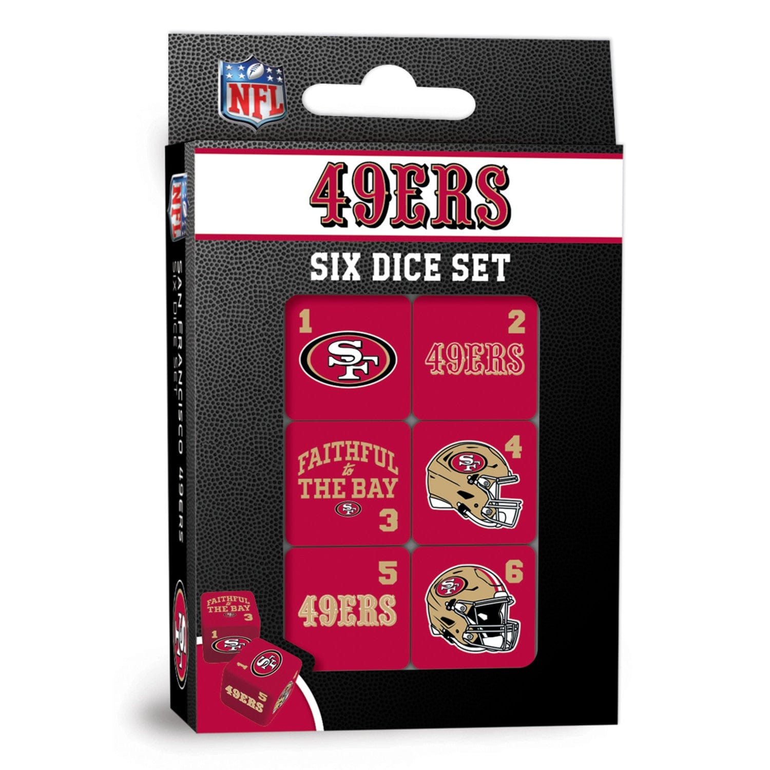 San Francisco 49ers Dice - Set of 6
