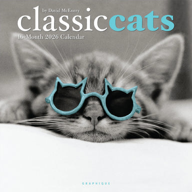 Classic Cats 2026 Wall Calendar