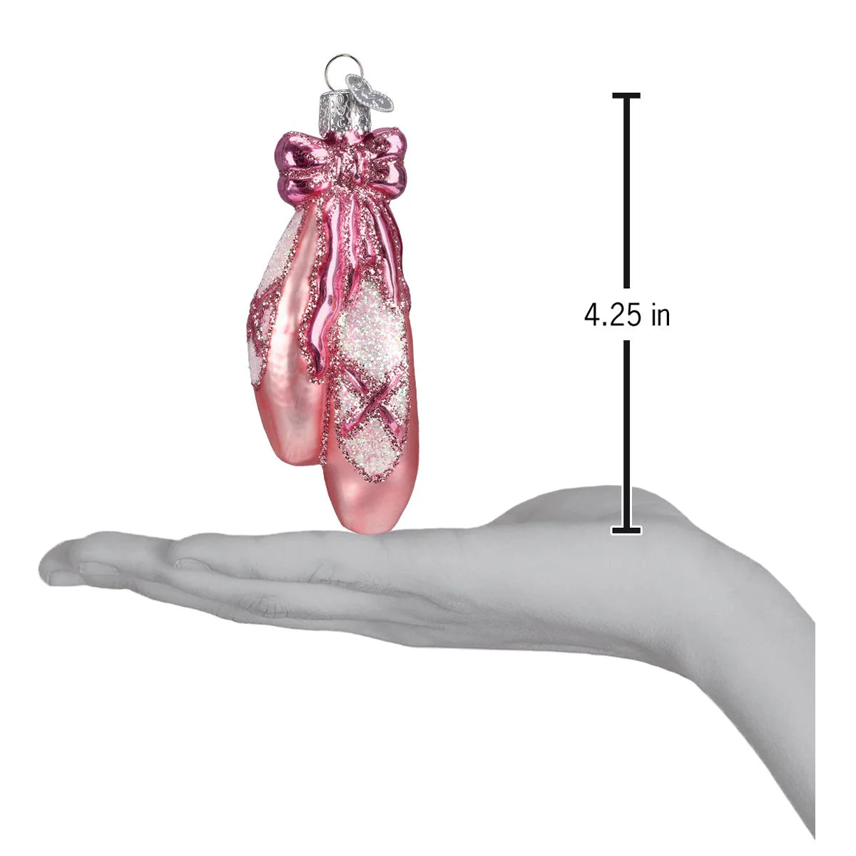 Old World Christmas Ballet Toe Shoes Ornament