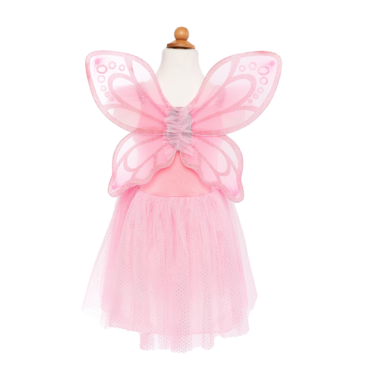 Pink Sequin Butterfly Dress and Wings - Size 5-6