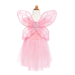 Pink Sequin Butterfly Dress and Wings - Size 5-6