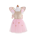 Gold Butterfly Dress With Fairy Wings - Size 5-6