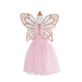 Gold Butterfly Dress With Fairy Wings - Size 5-6