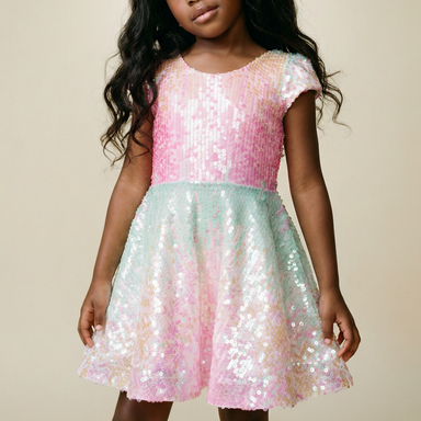 CE Sorbet Swirl Skater Dress - Size 3-4