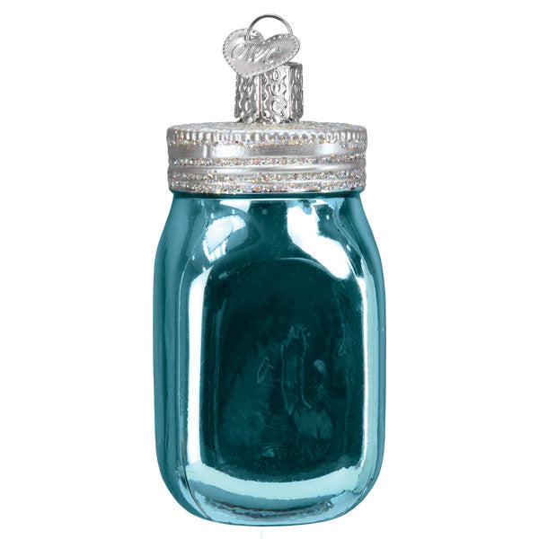 Old World Christmas Mason Jar Ornament    