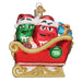 Old World Christmas M&M's In Sleigh
