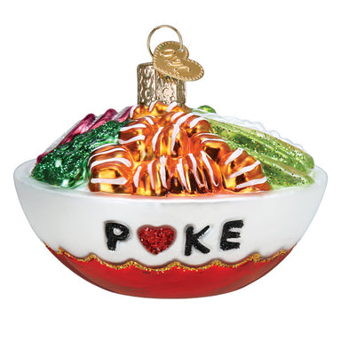 Old World Christmas Poke Bowl Ornament    