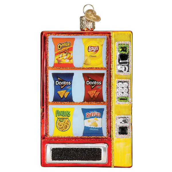 Old World Christmas Frito Lay Vending Machine Ornament