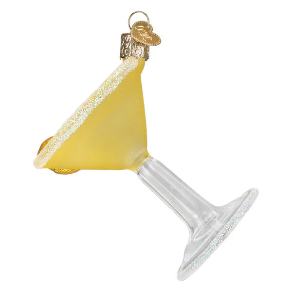 Old World Christmas Lemon Drop Martini Ornament