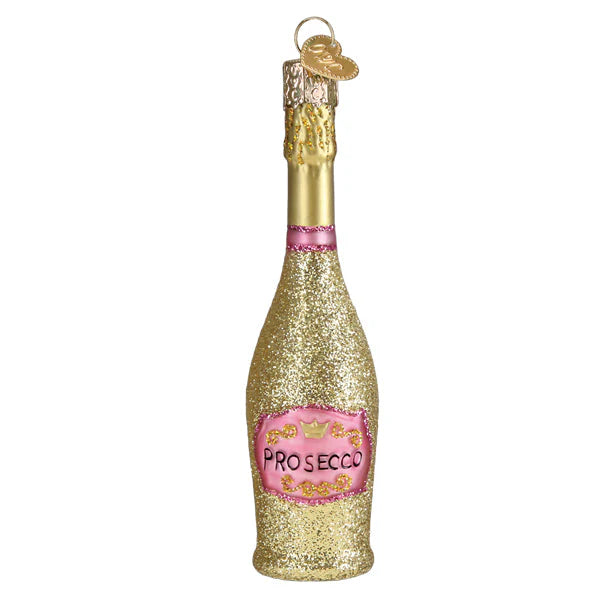 Old World Christmas Prosecco Bottle