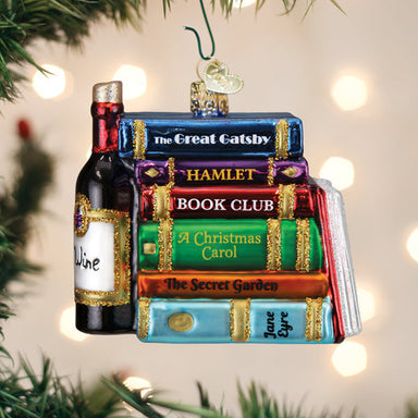 Old World Christmas Book Club Ornament    