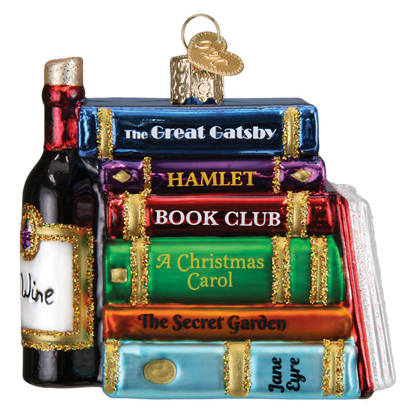 Old World Christmas Book Club Ornament    