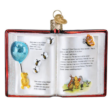 Old World Christmas Winnie The Pooh Book Ornament