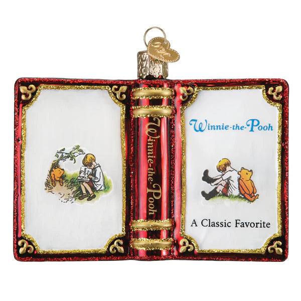 Old World Christmas Winnie The Pooh Book Ornament