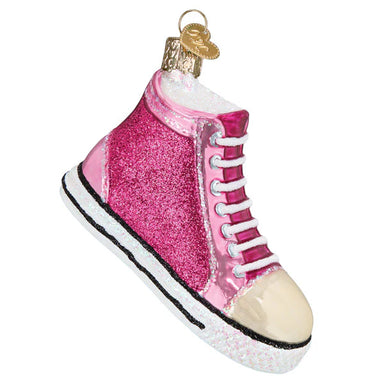Old World Christmas Pink Fashion Sneaker Ornament