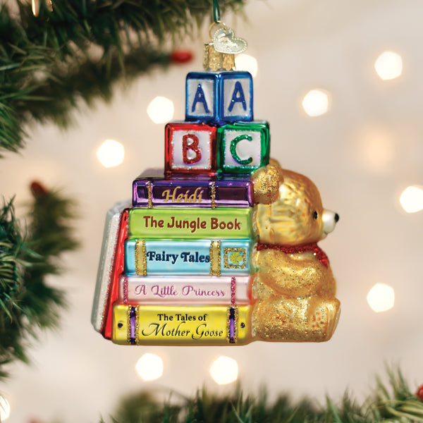 OWC Old World Christmas Favorite Children's Books Ornament