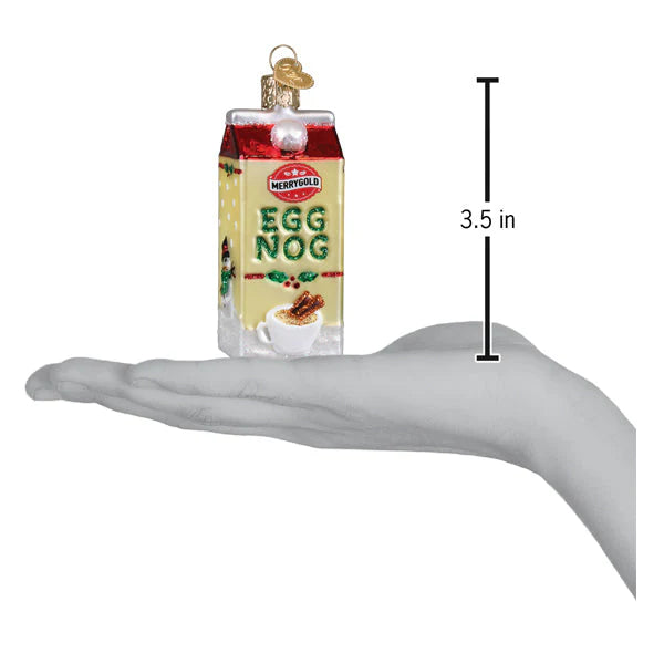 Old World Christmas Eggnog Carton Ornament