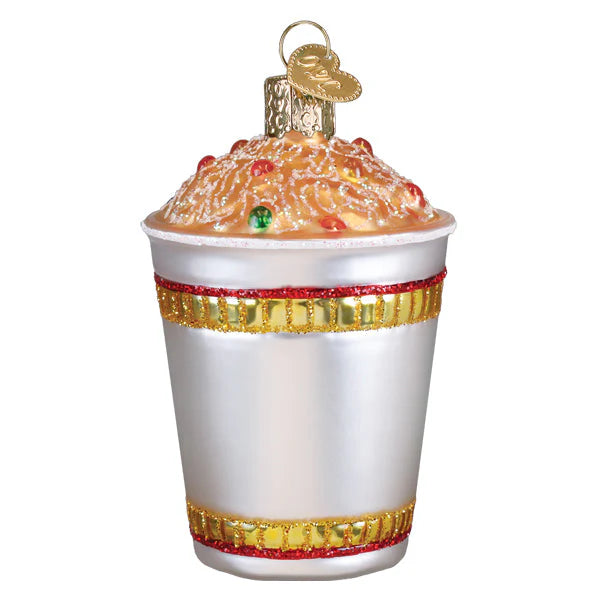 Old World Christmas Ramen Noodle Cup Ornament