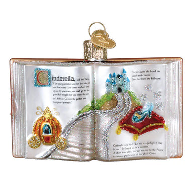 Old World Christmas Cinderella Book Ornament