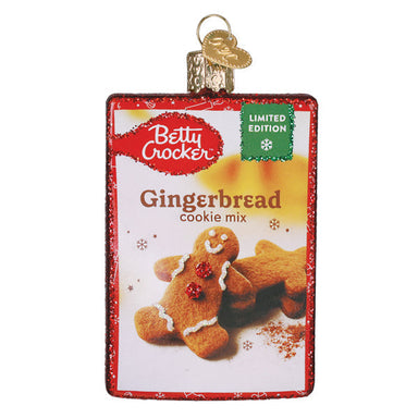 Old World Christmas Betty Crocker Gingerbread Cookie Mix Ornament