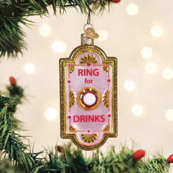 Old World Christmas Ring For Drinks Doorbell Ornament