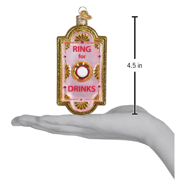 Old World Christmas Ring For Drinks Doorbell Ornament