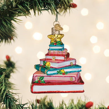 Old World Christmas Book Club Tree Ornament