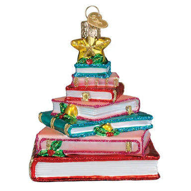 Old World Christmas Book Club Tree Ornament