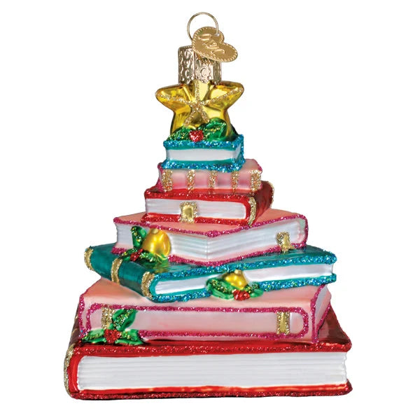 Old World Christmas Book Club Tree Ornament